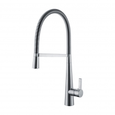 Sagittarius Aztec Mono Kitchen Sink Pull-Out Mixer Tap - Chrome