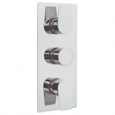 Sagittarius Bari Thermostatic Concealed Shower Valve with 3 Way Diverter - Chrome