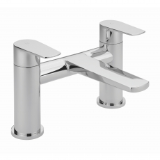 Sagittarius Bari Bath Filler Tap Pillar Mounted - Chrome
