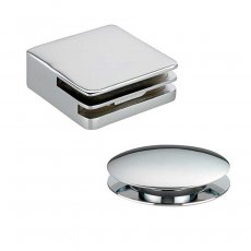 Sagittarius Minimal Cube Centrafill Bath Filler with Spring Loaded Pop Up Waste - 600mm