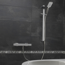 Sagittarius Capri Deluxe Bar Mixer Shower Valve with Shower Kit - Chrome