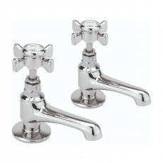 Sagittarius Churchmans Basin Tap Pair - Chrome