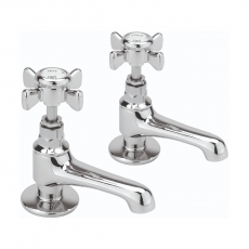 Sagittarius Churchmans Bath Taps Pair Chrome