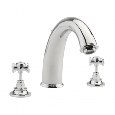 Sagittarius Churchmans 3-Hole Bath Filler Tap Deck Mounted - Chrome