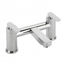 Sagittarius Eclipse Bath Filler Tap Pillar Mounted - Chrome