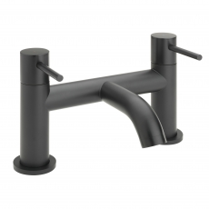 Sagittarius Ergo Bath Filler Tap Pillar Mounted - Black