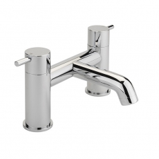 Sagittarius Ergo Bath Filler Tap Pillar Mounted - Chrome