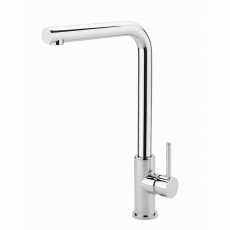 Sagittarius Ergo Flat Spout Monobloc Kitchen Sink Mixer Tap - Chrome