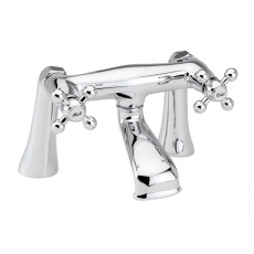 Sagittarius Fantasy Bath Filler Tap Pillar Mounted - Chrome