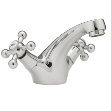 Sagittarius Fantasy Dual Handle Mono Basin Mixer Tap with Waste - Chrome