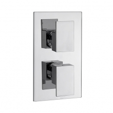 Sagittarius Flow Thermostatic Concealed Shower Valve Dual Handle - Chrome