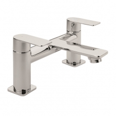 Sagittarius Kvell Bath Filler Tap Pillar Mounted - Chrome
