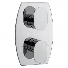 Sagittarius Metro Concealed Shower Valve Dual Handle - Chrome