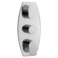 Sagittarius Metro Concealed Shower Valve Triple Handle - Chrome