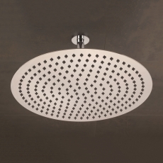 Sagittarius Morella Slim Fixed Shower Head and Ceiling Arm 400mm Diameter Chrome