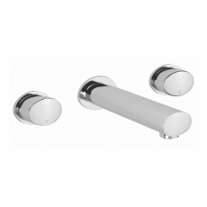 Sagittarius Oveta 3-Hole Bath Filler Tap Wall Mounted - Chrome