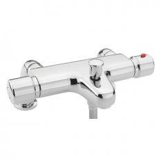 Sagittarius Palermo Thermostatic Bath Shower Mixer Tap Pillar Mounted - Chrome