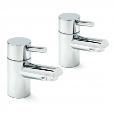 Sagittarius Piazza Bath Taps Pair Chrome