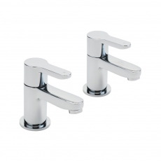 Sagittarius Plaza Bath Taps Pair Chrome