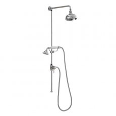 Sagittarius Traditional Shower Riser Kit with Diverter
