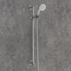 Sagittarius Victoria Shower Slide Rail and Handset Kit - Chrome