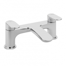Sagittarius Tame Bath Filler Tap Pillar Mounted - Chrome