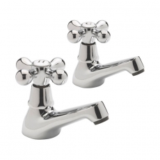 Sagittarius Victoria Basin Taps Pair Chrome