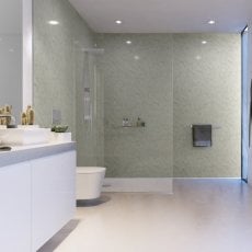 Showerwall Proclick MDF Shower Panel 1200mm Wide x 2440mm High - Carrara Marble
