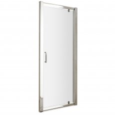 Advantage Pivot Shower Door with Handle 700mm Wide - 6mm Glass