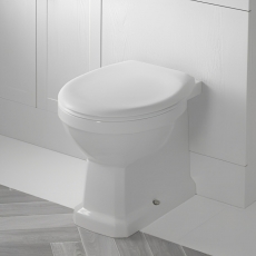 Signature Aphrodite Back To Wall Toilet - Soft Close Satin White Seat