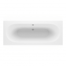 Signature Olympus Rectangular Double Ended Bath 1700mm x 750mm - 0 Tap Hole