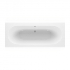 Signature Olympus Rectangular Double Ended Bath 1800mm x 800mm - 0 Tap Hole