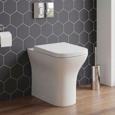 Signature Aztec Rimless Comfort Height Back to Wall Toilet (inc Soft Close Seat)