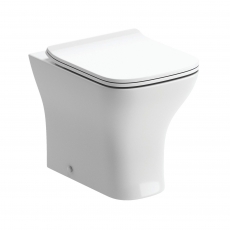Signature Aztec Rimless Back To Wall Toilet - Soft Close Slimline Seat