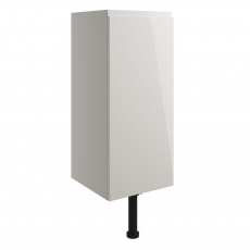 Signature Bergen Floor Standing 1-Door Base Unit 300mm Wide - Pearl Grey Gloss