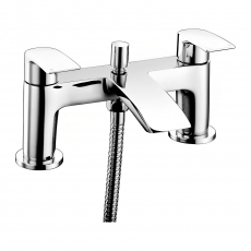 Signature Calibre Bath Shower Mixer Tap with Shower Kit - Chrome
