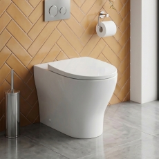 Signature Como Rimless Back to Wall Toilet (inc Soft Close Seat)