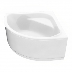 Signature Cove Acrylic Corner Bath Panel 600mm H x 1350mm W - White
