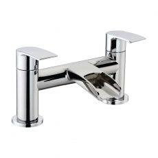 Signature Deluge Bath Filler Tap Pillar Mounted - Chrome