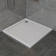 Signature Deluxe 45mm Stone Resin Square Shower Tray