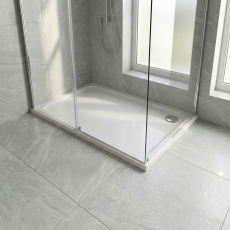 Signature Deluxe 45mm Stone Resin Rectangular Shower Tray