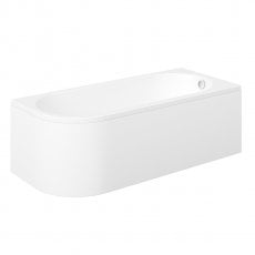 Signature Essence Back to Wall Offset Corner Bath 1500mm x 745mm Right Handed - 0 Tap Hole