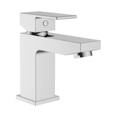 Signature Form Mini Mono Basin Mixer Tap Single Handle with Click Clack Waste - Chrome