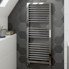 Signature Garrick Straight Heated Towel Rail 1228mm H x 500mm W