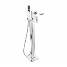 Signature Glide Freestanding Bath Shower Mixer Tap with Shower Kit - Chrome