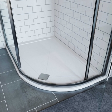 Signature Harbour Anti-Slip 25mm Offset Quadrant Shower Tray 1200mm x 800mm