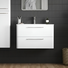 Signature Kalmar 600mm 2-Drawer Wall Hung Vanity Unit