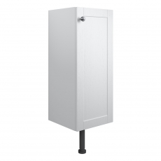 Signature Malmo Floor Standing 1-Door Base Unit 300mm Wide - Satin White Ash