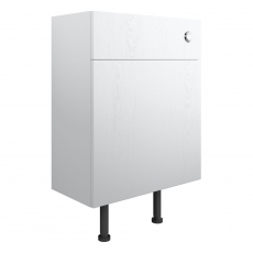 Signature Malmo Back to Wall WC Toilet Unit 600mm Wide - Satin White Ash