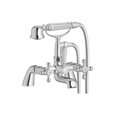 Signature Mayfair Bath Shower Mixer Tap with Shower Kit - Chrome